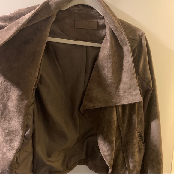 Faux suede jacket - Picture 3 of 6